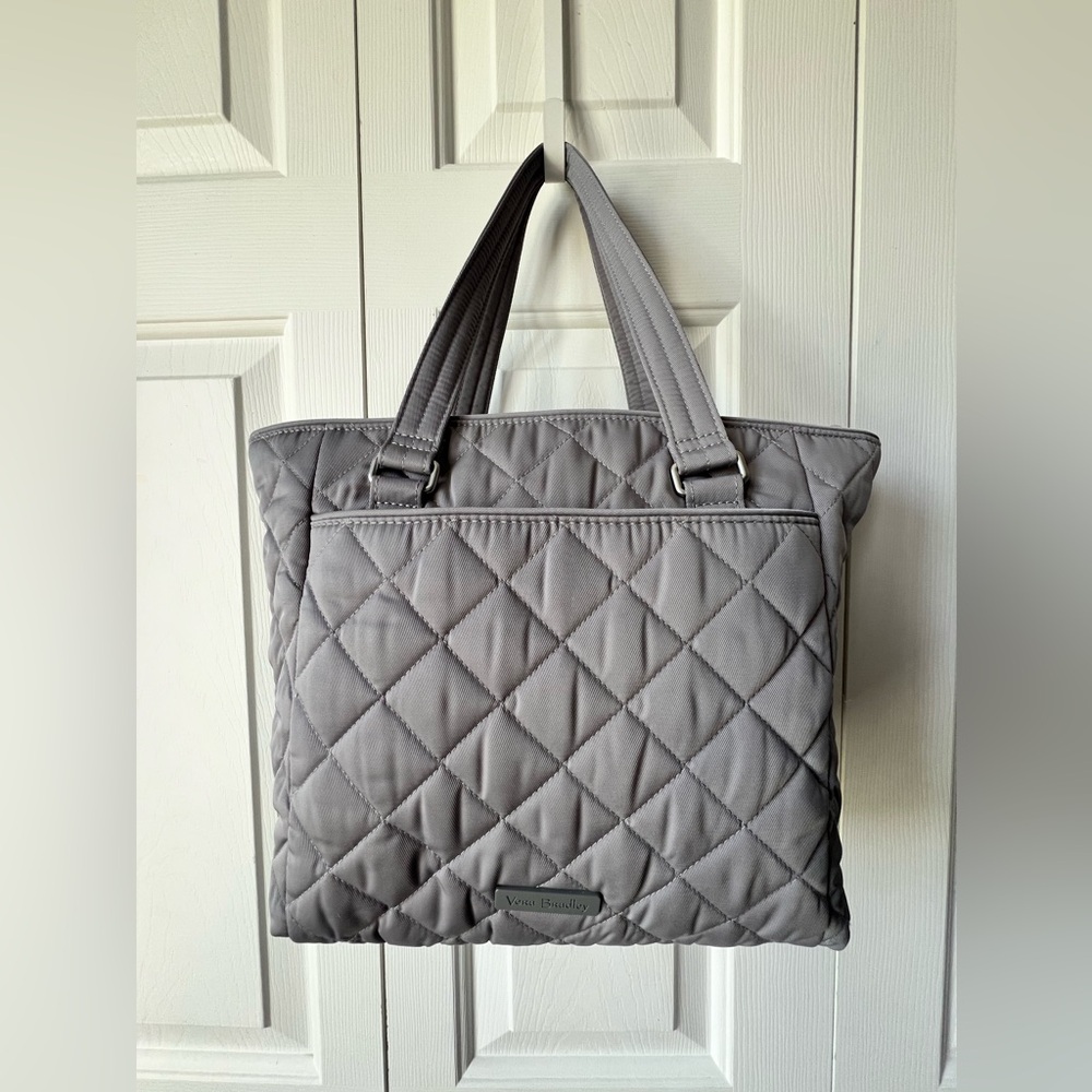 Vera Bradley Multi-Strap Shoulder Bag in Performance Twill Tranquil Gray